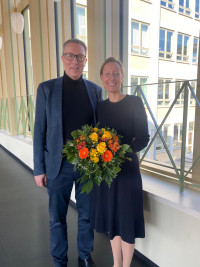 Eva von Vietinghoff mit ihrem Ehemann Christoph Vogel